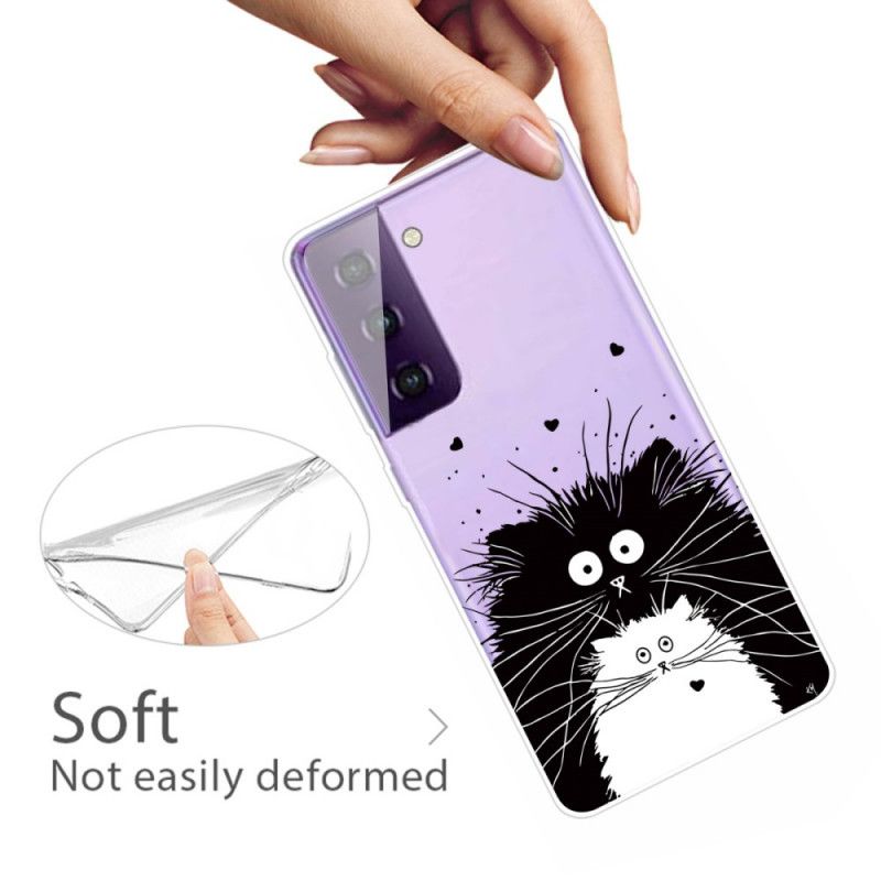 Deksel Samsung Galaxy S21 5G Mobildeksel Se På Kattene