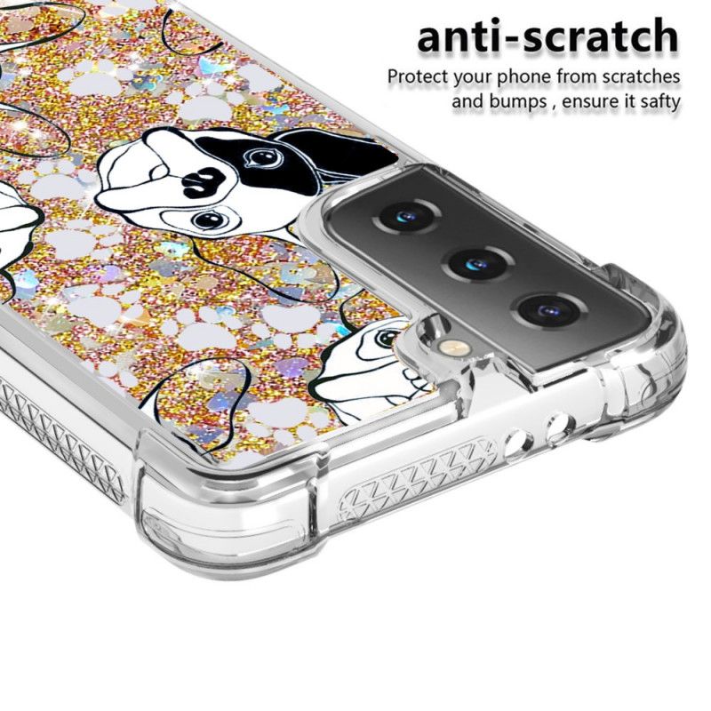 Deksel Samsung Galaxy S21 5G Mr Hundeglitter