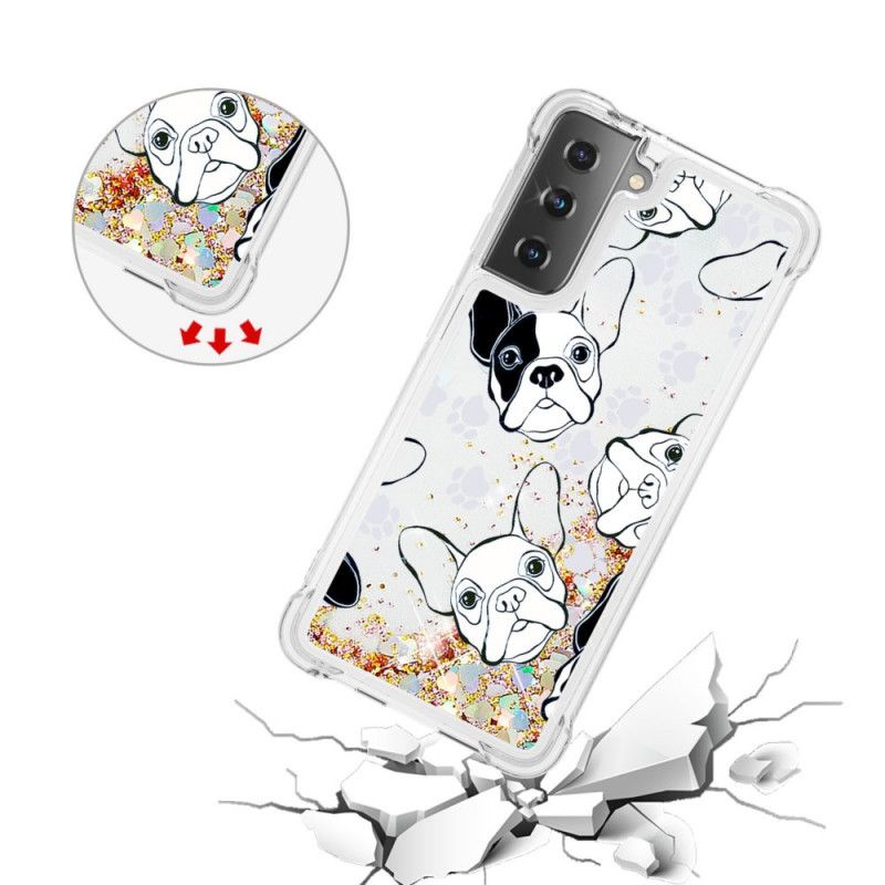 Deksel Samsung Galaxy S21 5G Mr Hundeglitter