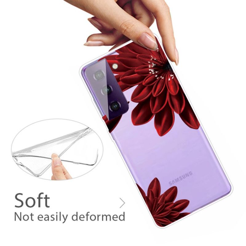 Deksel Samsung Galaxy S21 5G Ville Blomster Anti-fall