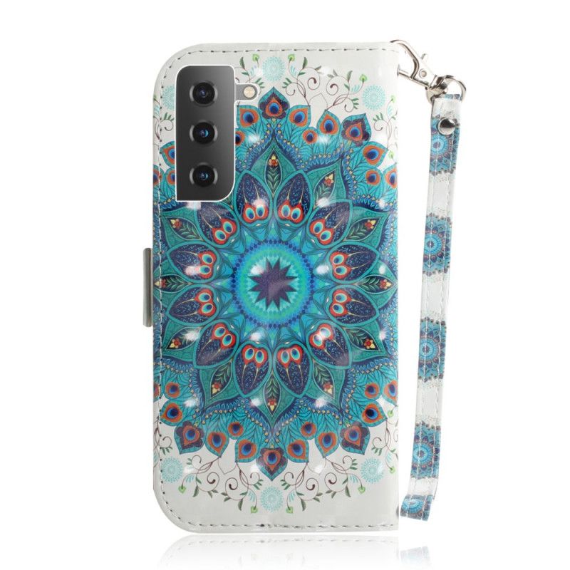 Folio Deksel for Samsung Galaxy S21 5G Mesterlig Mandala Med Tanga