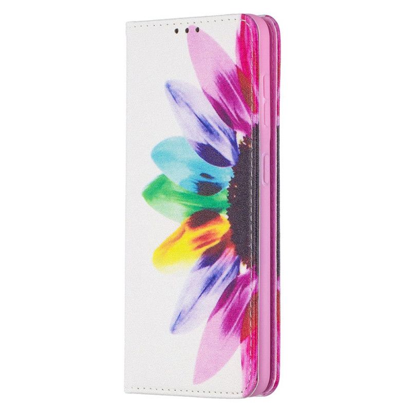 Folio Deksel Samsung Galaxy S21 5G Akvarellblomst