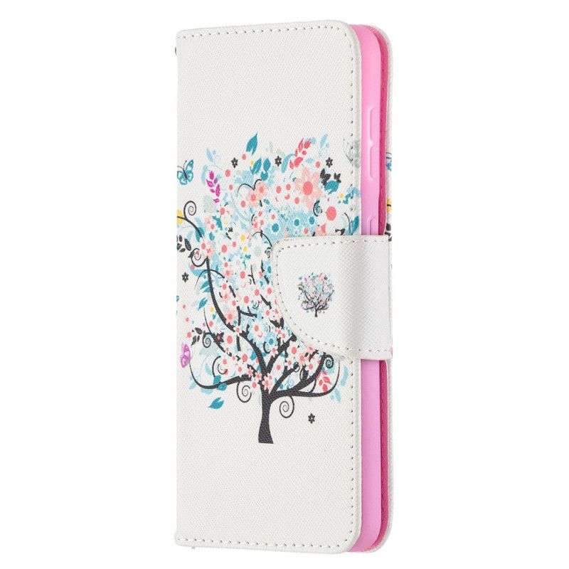 Folio Deksel Samsung Galaxy S21 5G Blomstret Tre