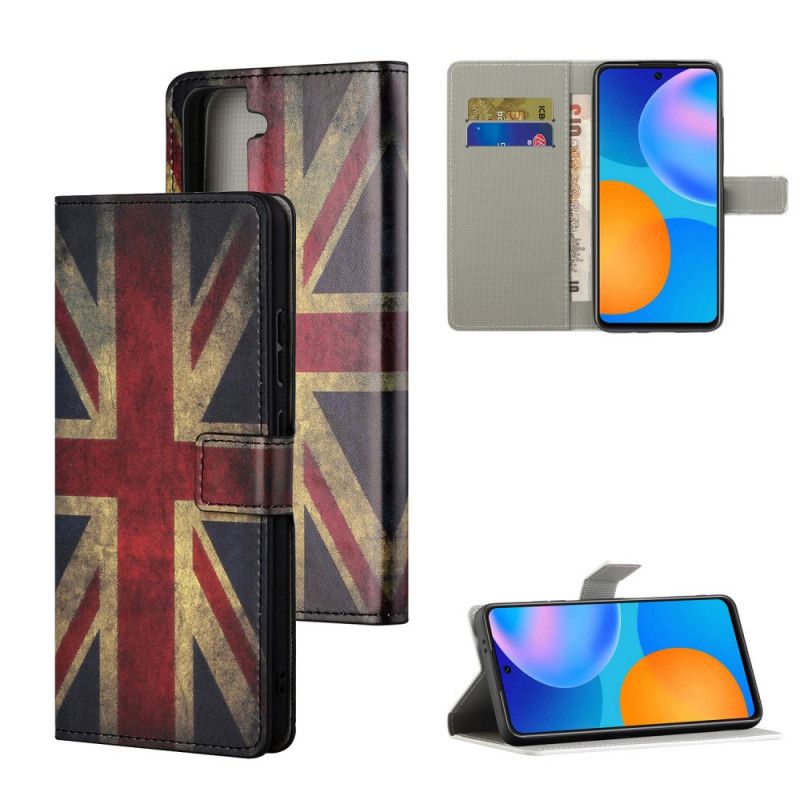 Folio Deksel Samsung Galaxy S21 5G Englands Flagg