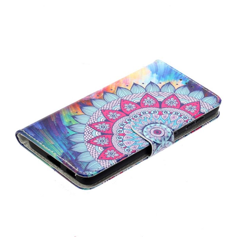 Folio Deksel Samsung Galaxy S21 5G Konge Mandala Anti-fall