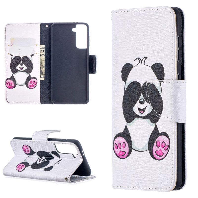 Folio Deksel Samsung Galaxy S21 5G Morsom Panda