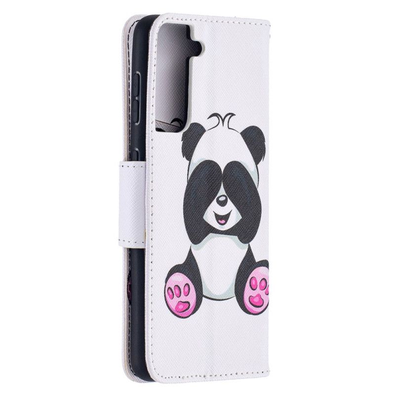 Folio Deksel Samsung Galaxy S21 5G Morsom Panda