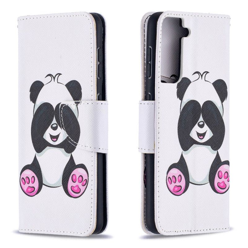 Folio Deksel Samsung Galaxy S21 5G Morsom Panda