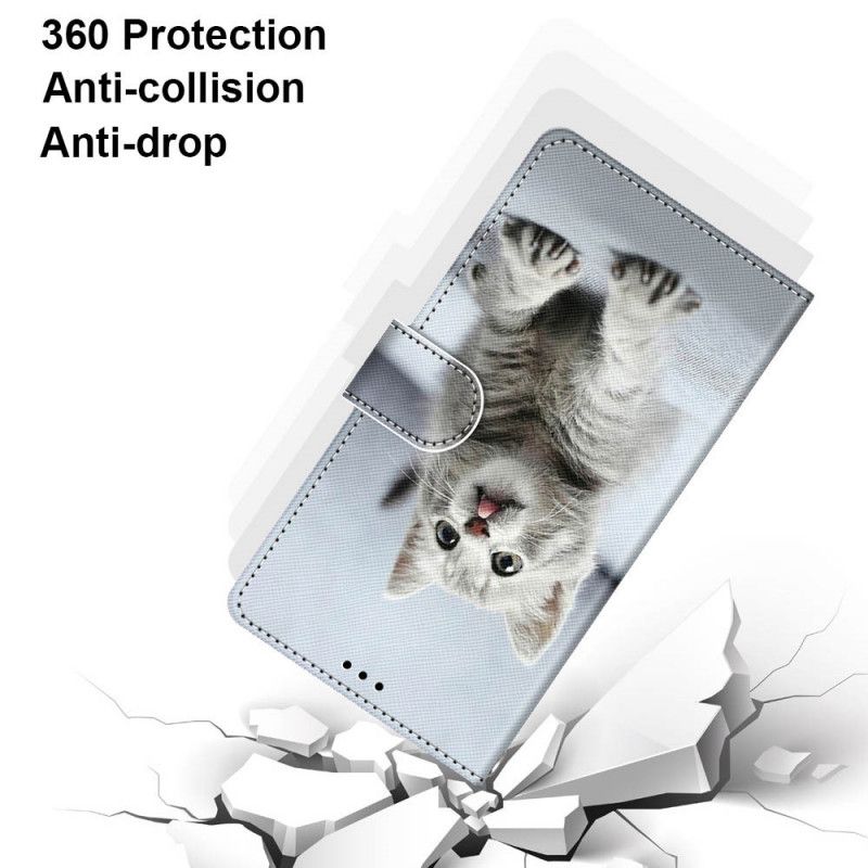 Folio Deksel Samsung Galaxy S21 5G Svart De Vakreste Kattene Anti-fall