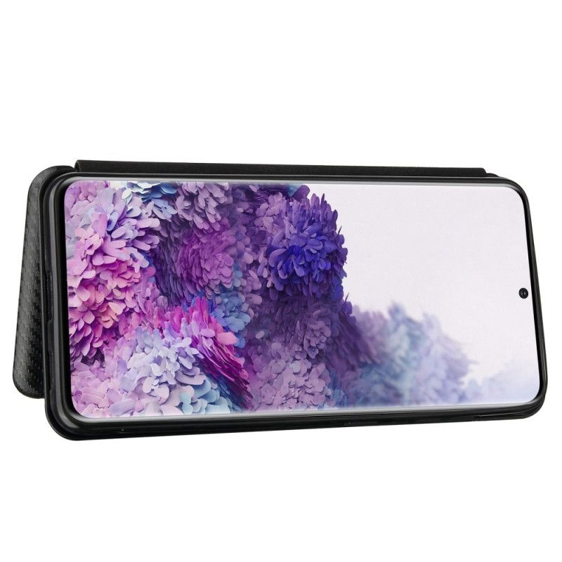 Folio Deksel Samsung Galaxy S21 5G Svart Karbonfiber