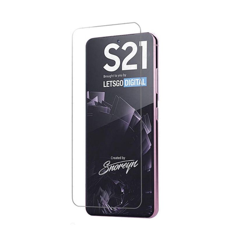 Herdet Glassbeskyttelse For Samsung Galaxy S21 5G Skjerm