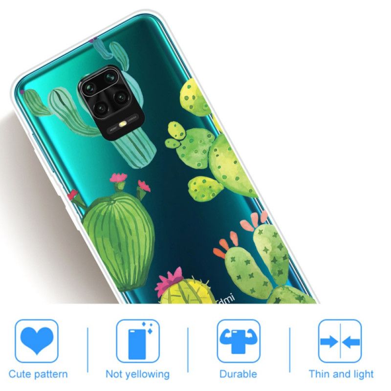 Deksel for Xiaomi Redmi Note 9S / Note 9 Pro Kaktus