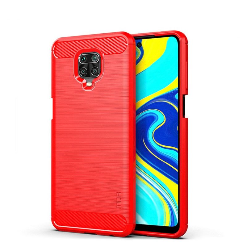 Deksel for Xiaomi Redmi Note 9S / Note 9 Pro Svart Børstet Mofi