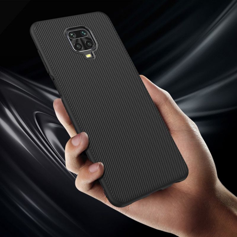 Deksel for Xiaomi Redmi Note 9S / Note 9 Pro Svart Jazzserie Twill