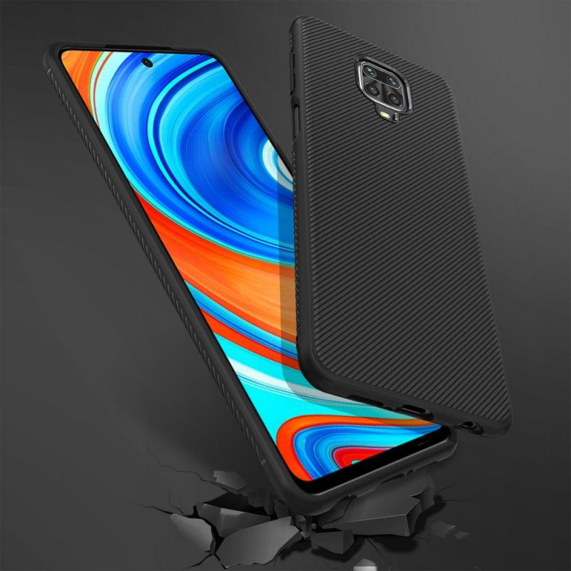 Deksel for Xiaomi Redmi Note 9S / Note 9 Pro Svart Jazzserie Twill