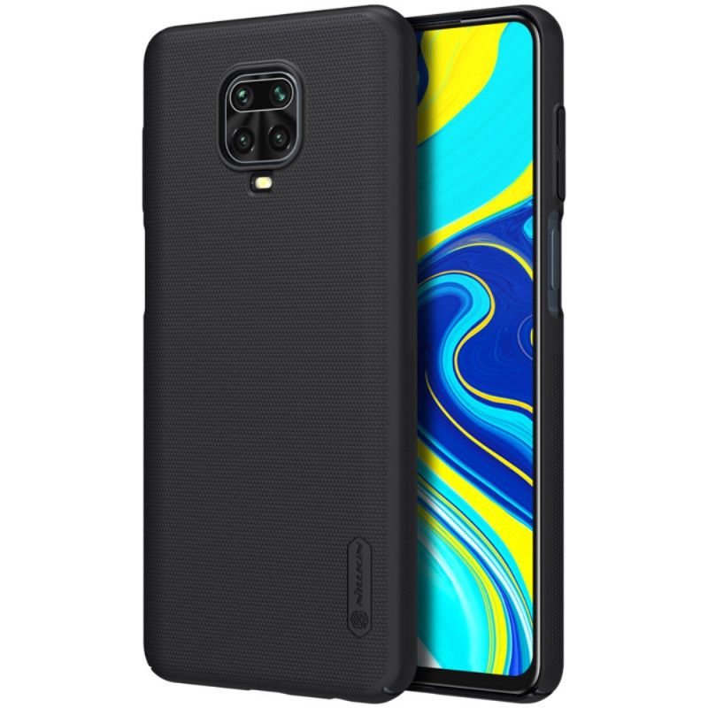 Deksel for Xiaomi Redmi Note 9S / Note 9 Pro Svart Stiv Frostet Nillkin