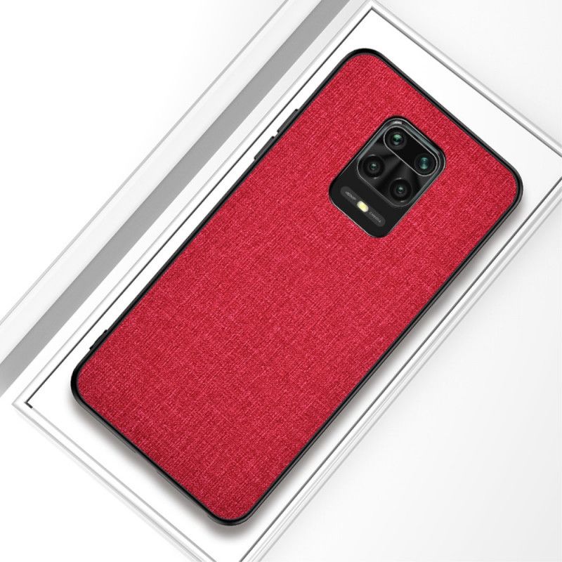 Deksel for Xiaomi Redmi Note 9S / Note 9 Pro Svart Stofftekstur