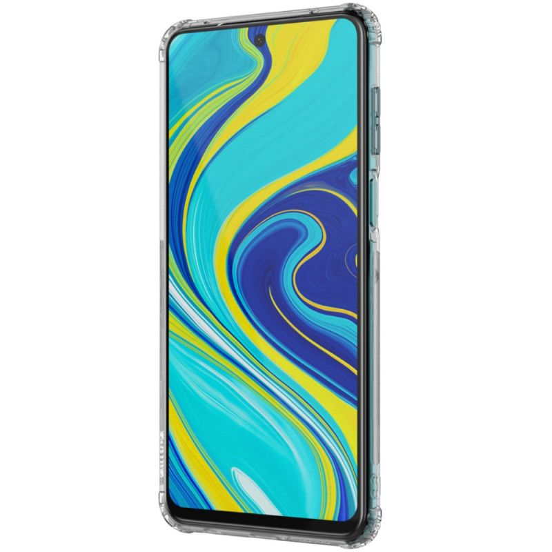 Deksel Xiaomi Redmi Note 9S / Note 9 Pro Hvit Forsterket Gjennomsiktig Nillkin