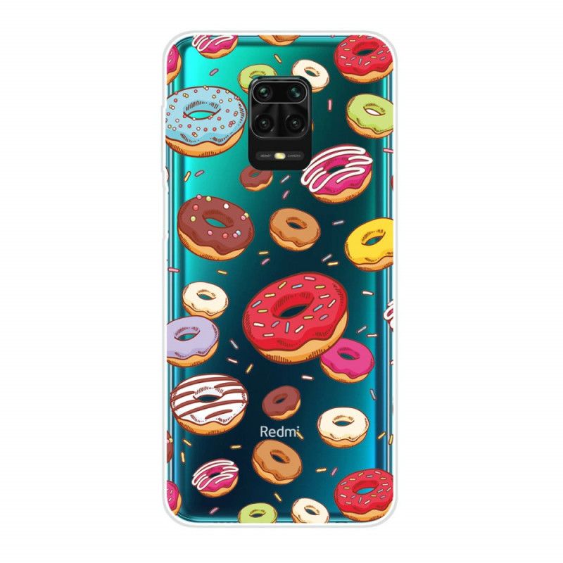 Deksel Xiaomi Redmi Note 9S / Note 9 Pro Mobildeksel Kjærlighetsdoughnuts