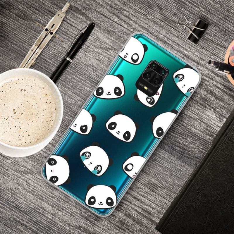 Deksel Xiaomi Redmi Note 9S / Note 9 Pro Mobildeksel Sentimentale Pandaer
