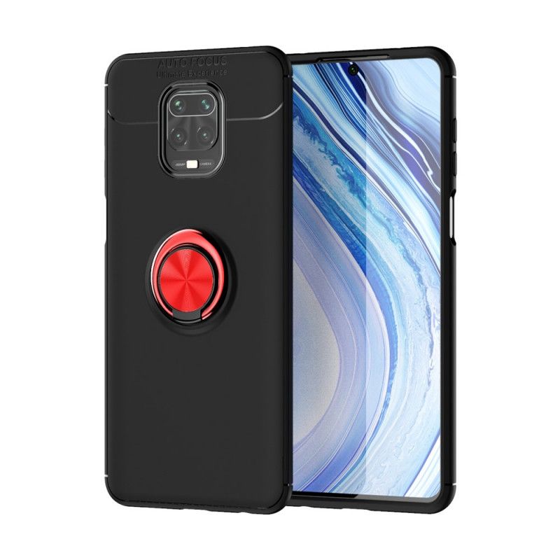 Deksel Xiaomi Redmi Note 9S / Note 9 Pro Svart Roterende Ring