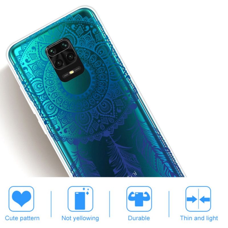 Deksel Xiaomi Redmi Note 9S / Note 9 Pro Unik Blomstermandala Beskyttelse