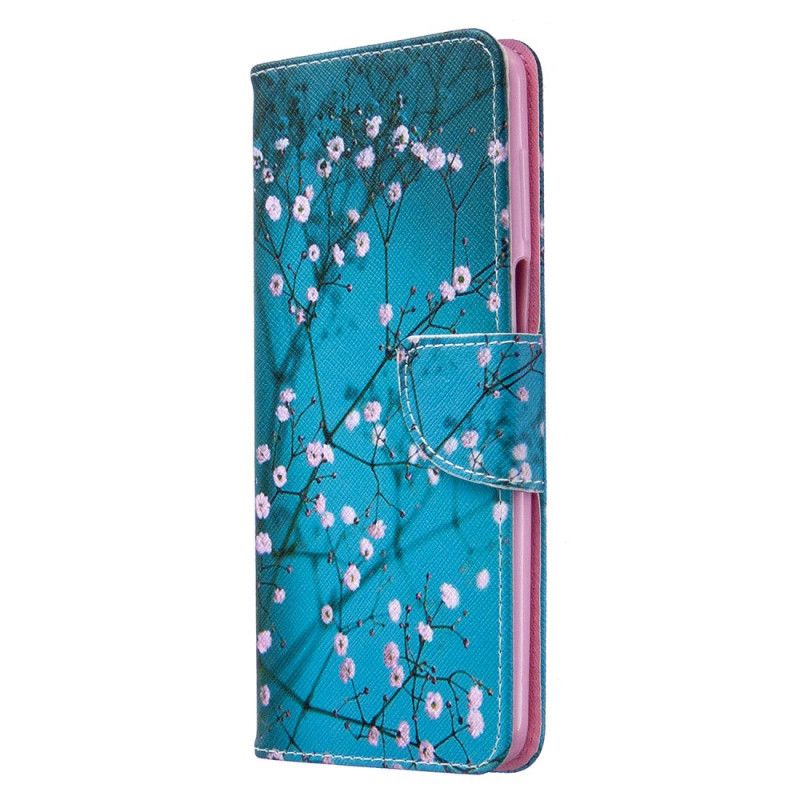 Folio Deksel for Xiaomi Redmi Note 9S / Note 9 Pro Blomstrende Tre