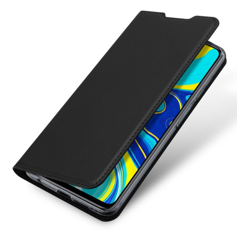 Folio Deksel for Xiaomi Redmi Note 9S / Note 9 Pro Svart Dux Ducis