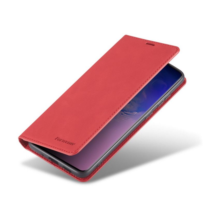 Folio Deksel Xiaomi Redmi Note 9S / Note 9 Pro Svart Forwenw Skinneffekt