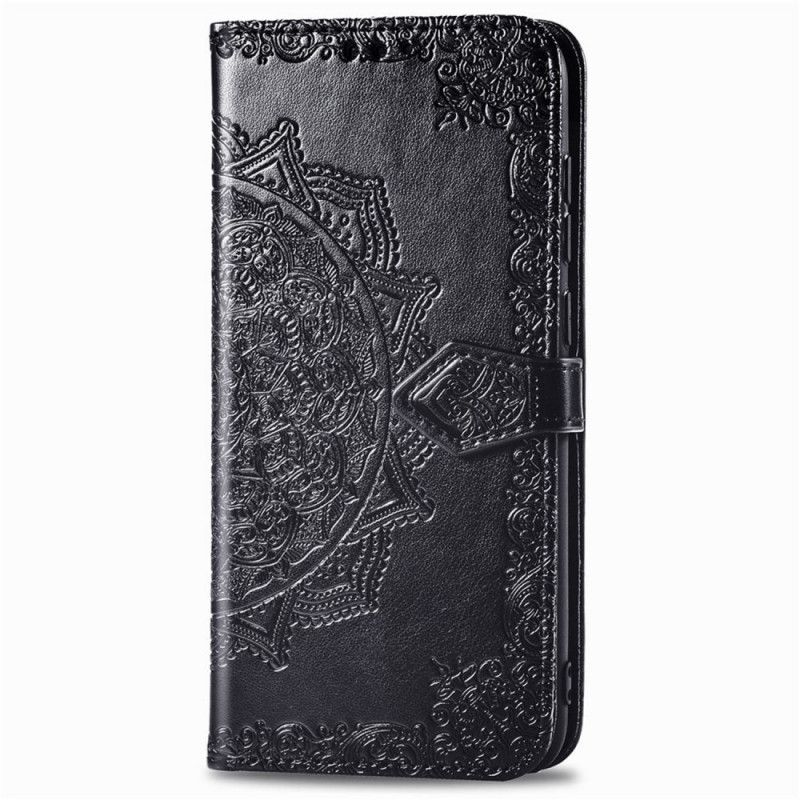 Folio Deksel Xiaomi Redmi Note 9S / Note 9 Pro Svart Middelaldrende Mandala