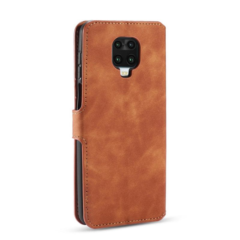 Folio Deksel Xiaomi Redmi Note 9S / Note 9 Pro Svart Retro Dg.Ming