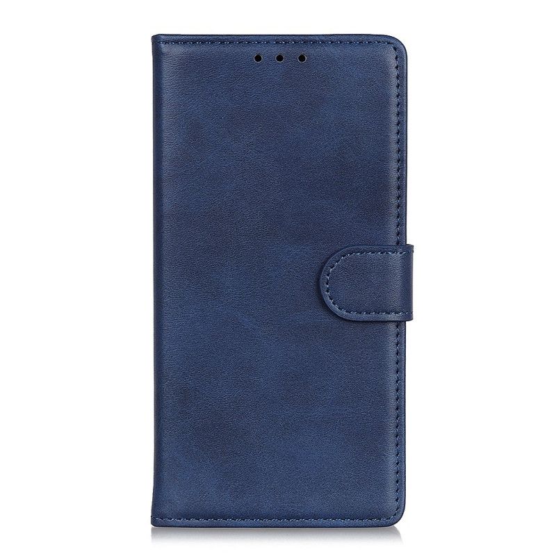 Folio Deksel Xiaomi Redmi Note 9S / Note 9 Pro Svart Retro Matt Skinneffekt