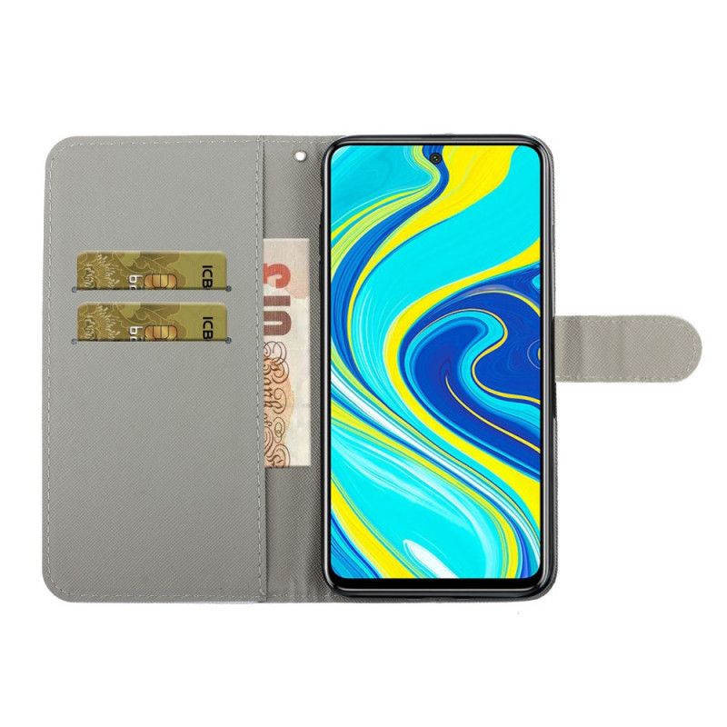 Lærdeksel Folio Deksel Xiaomi Redmi Note 9S / Note 9 Pro Mobildeksel London-Tur