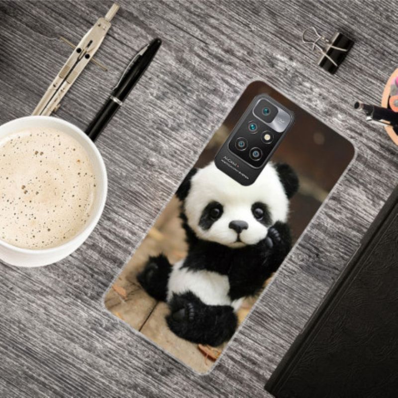 Deksel Xiaomi Redmi 10 Fleksibel Panda Beskyttelse Deksel