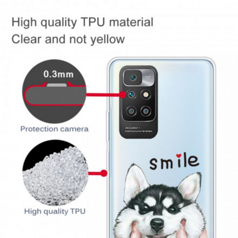 Deksel Xiaomi Redmi 10 Mobildeksel Smile Dog