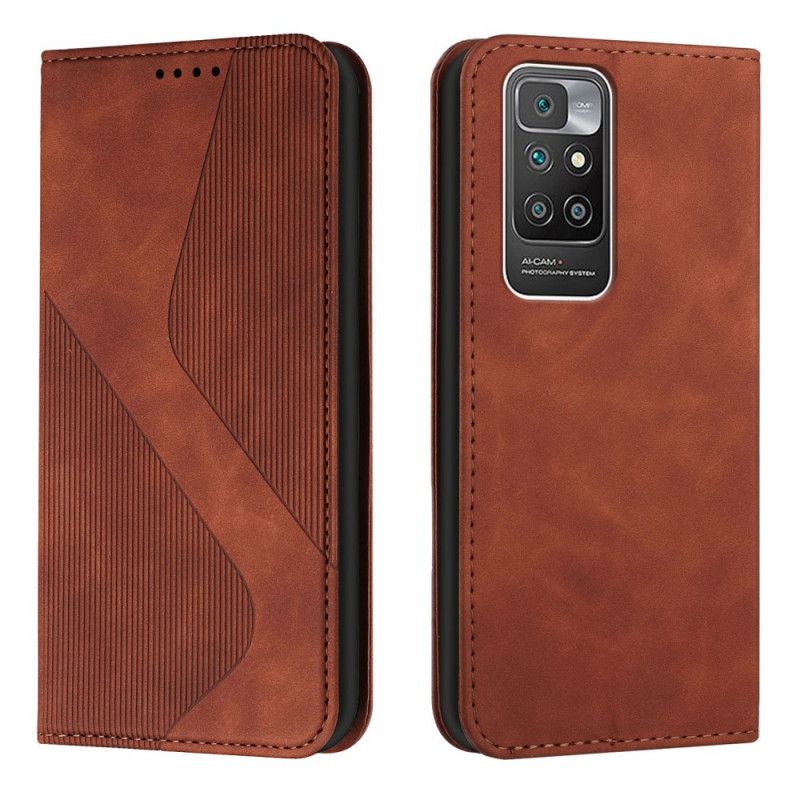 Folio Deksel Lær Xiaomi Redmi 10 Style Leather S-design