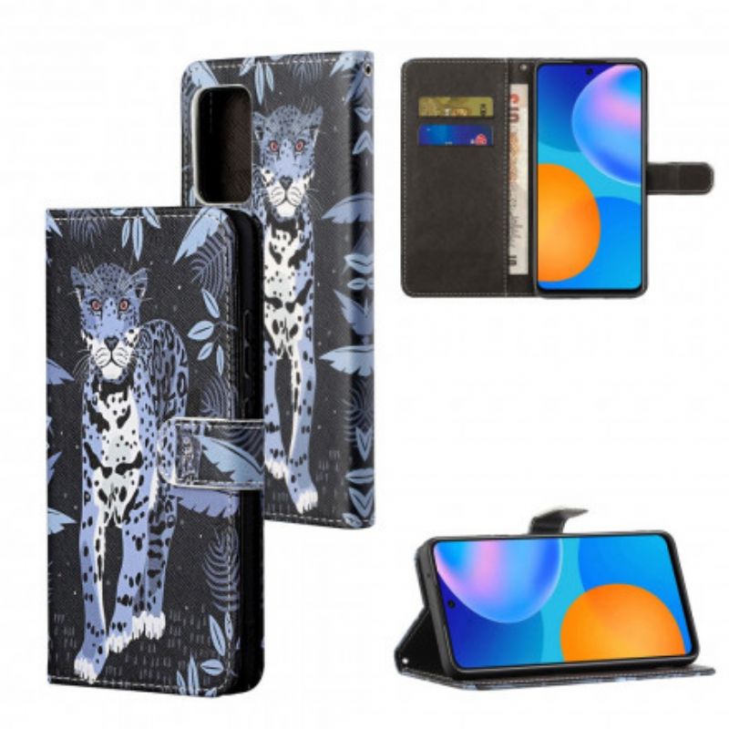 Folio Deksel Til Xiaomi Redmi 10 Leopard Strappy