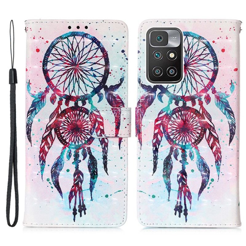 Folio Deksel Xiaomi Redmi 10 Catch Dreams Watercolor Beskyttelse Deksel