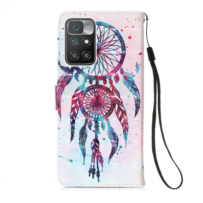 Folio Deksel Xiaomi Redmi 10 Catch Dreams Watercolor Beskyttelse Deksel