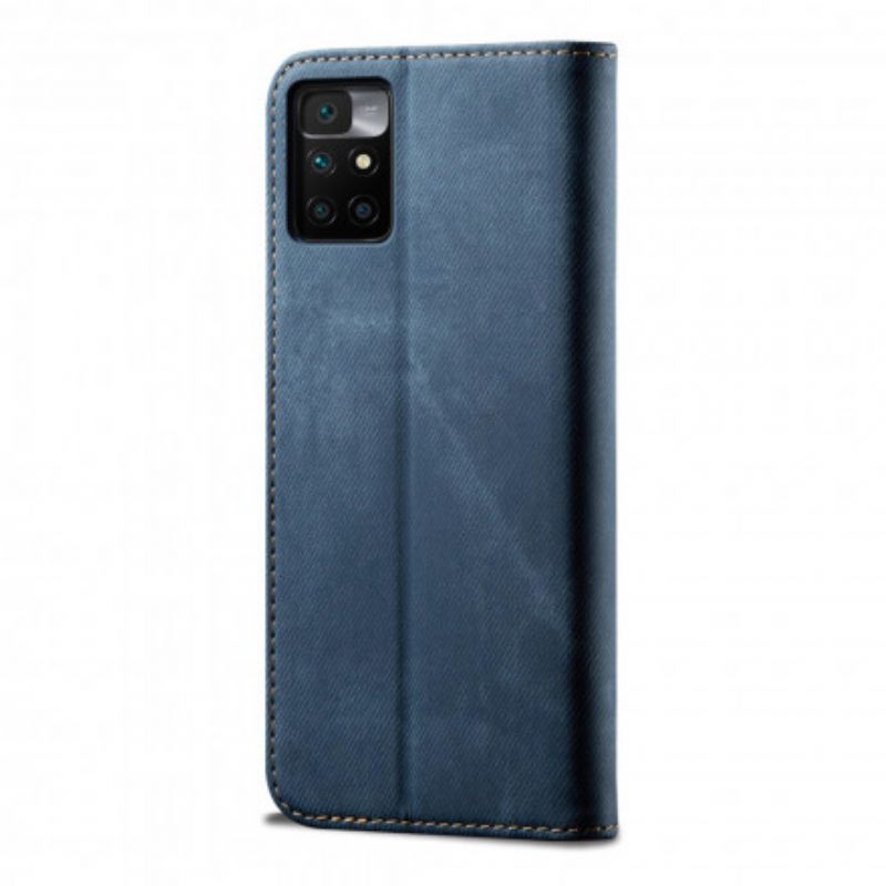 Folio Deksel Xiaomi Redmi 10 Denimstoff