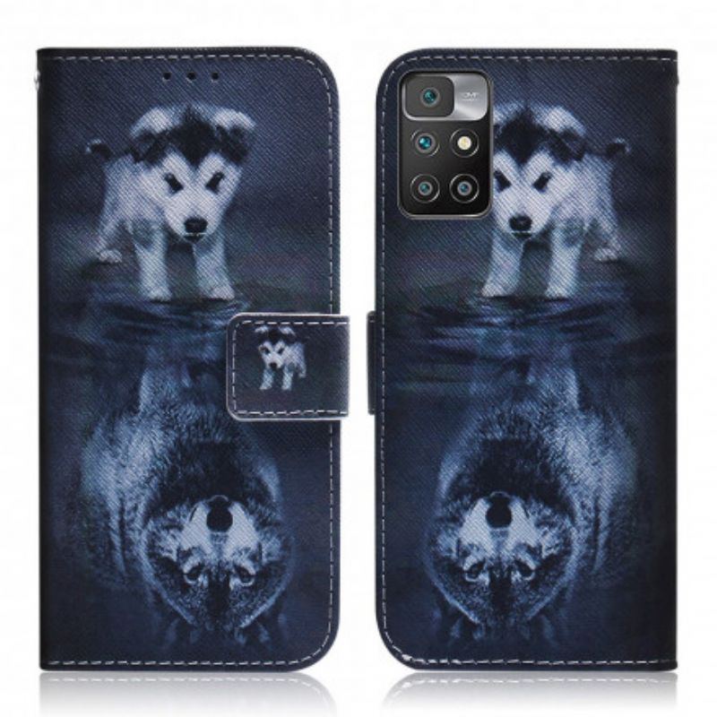 Folio Deksel Xiaomi Redmi 10 Ernesto The Wolf