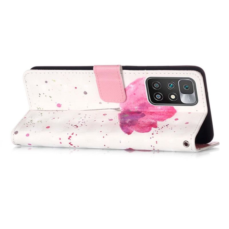 Folio Deksel Xiaomi Redmi 10 Poppy Akvarell