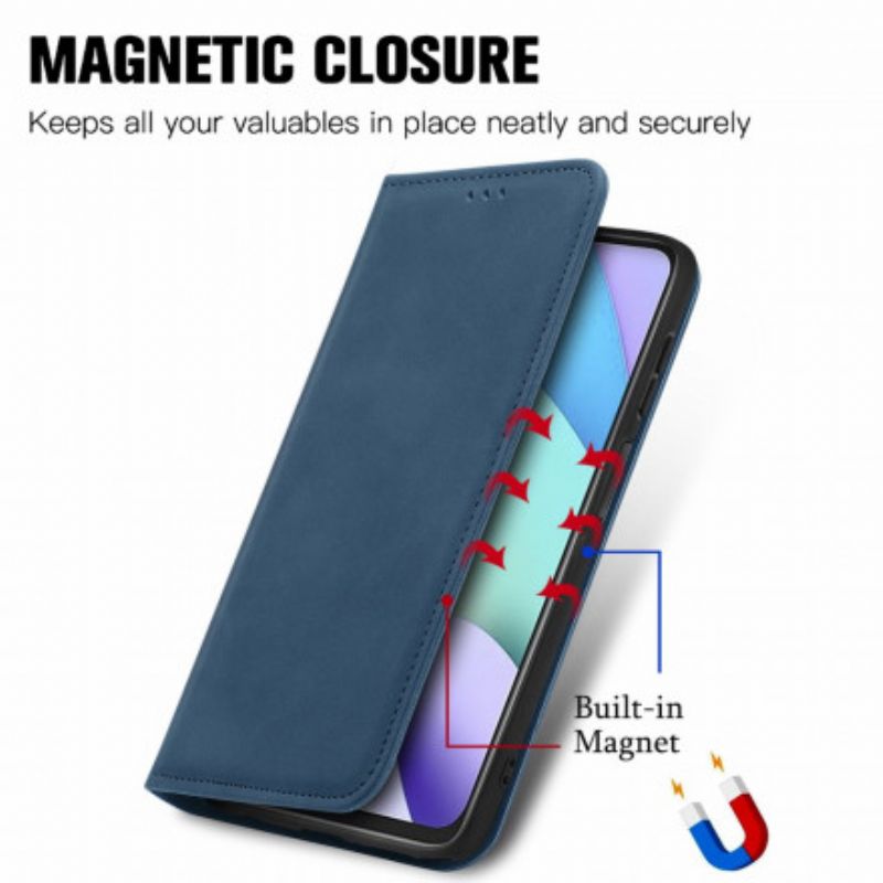 Folio Deksel Xiaomi Redmi 10 Skin-touch