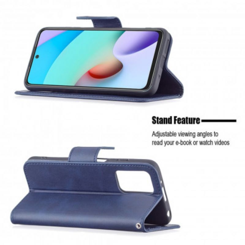 Folio Deksel Xiaomi Redmi 10 Smooth Flap Oblique Beskyttelse Deksel