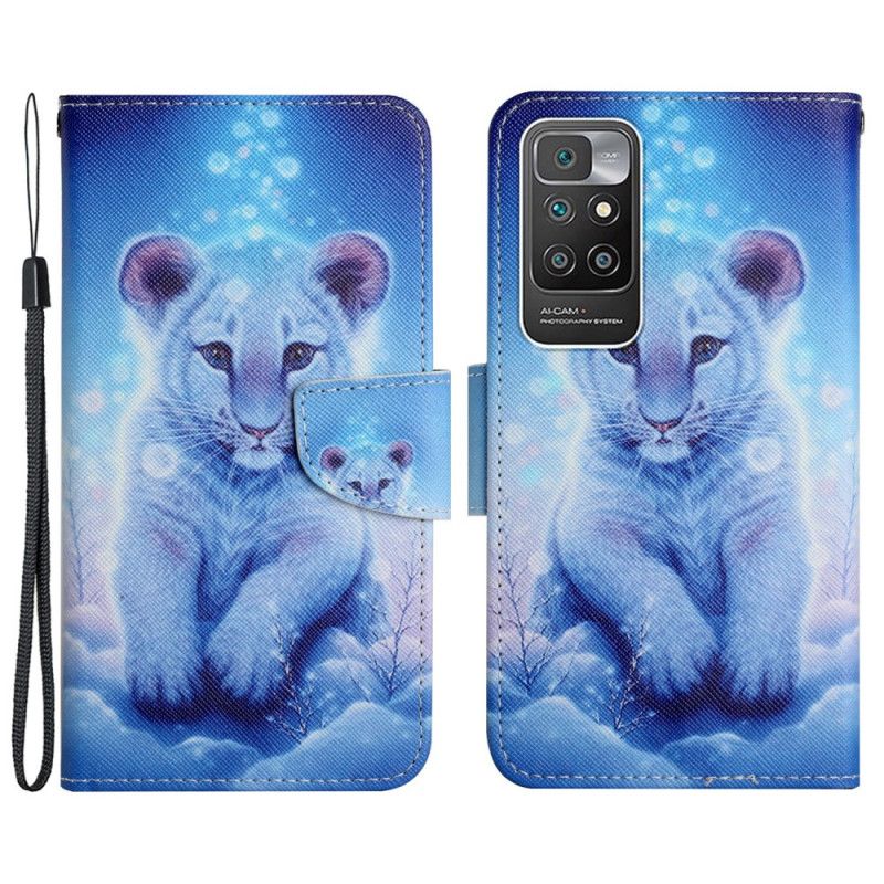 Folio Deksel Xiaomi Redmi 10 Snow Tiger