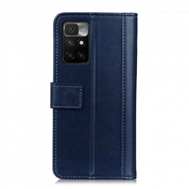 Folio Deksel Xiaomi Redmi 10 Split Leather Style Beskyttelse Deksel