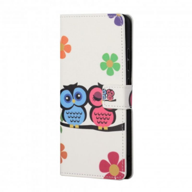 Folio Deksel Xiaomi Redmi 10 Strappy Owl-par