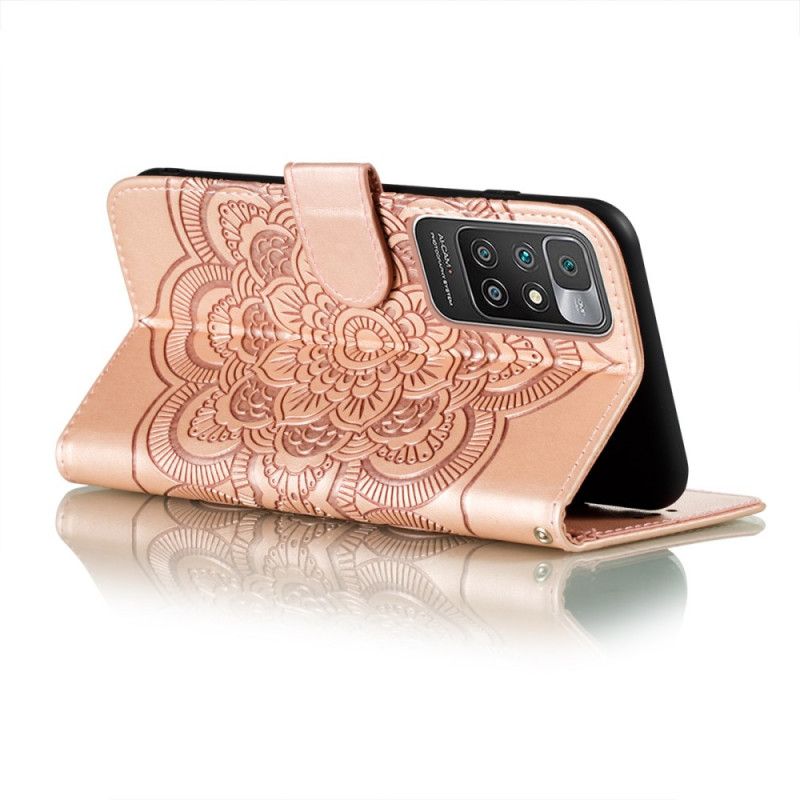 Lærdeksel Folio Deksel Xiaomi Redmi 10 Full Mandala