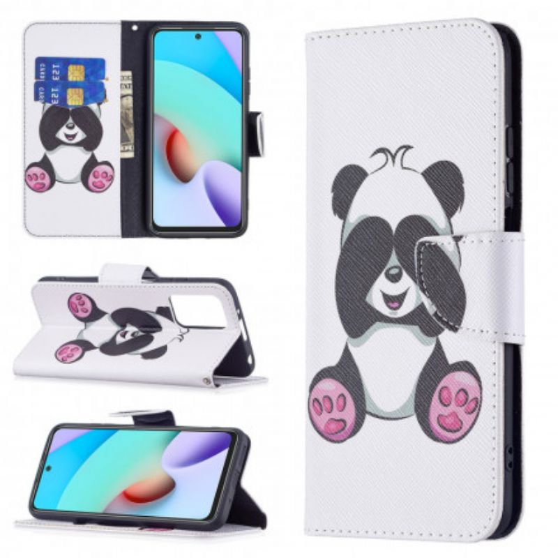 Lærdeksel Folio Deksel Xiaomi Redmi 10 Panda Moro