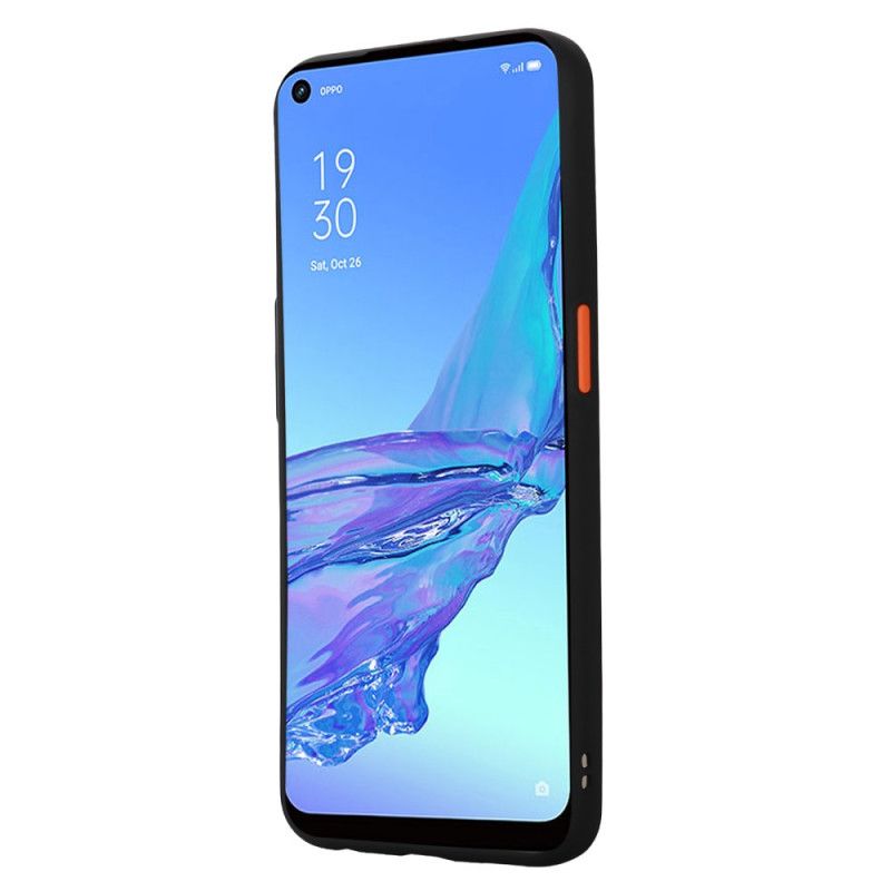 Deksel Oppo A53s Svart Mobildeksel Matt Hybrid